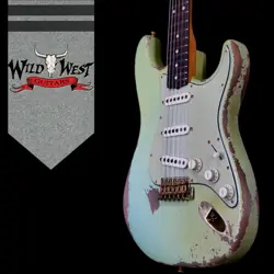 FENDER CUSTOM SHOP DALE WILSON MASTERBUILT '62 STRATOCASTER BRAZILIAN SURF GREEN