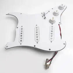 PREWIRED LOADED PICKGUARD SSS ALNICO5 SINGLE COIL PICKUP FOR FENDER STRAT GUITAR