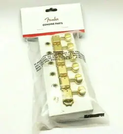 GENUINE FENDER GOLD CLASSIC TUNERS FOR STRATOCASTER/TELECASTER 005-3276-049