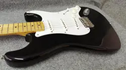 FENDER JAPAN STRATOCASTER ST-54 USED 2006 MAPLE NECK MAPLE FINGERBOARD BLACK