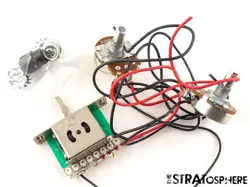 FENDER STANDARD TELECASTER TELE POTS + 3 WAY SWITCH ASSEMBLY 