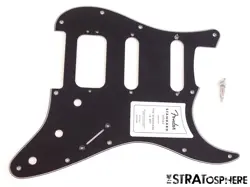 FENDER STANDARD STRATOCASTER STRAT BLACK HSS PICKGUARD 3 PLY
