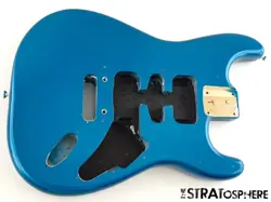 FENDER STANDARD STRATOCASTER STRAT BODY GUITAR PARTS POPLAR AQUA MARINE METALLIC