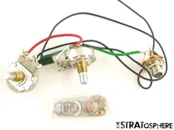 FENDER STANDARD P PRECISION BASS POTS & JACK BASS GUITAR PART