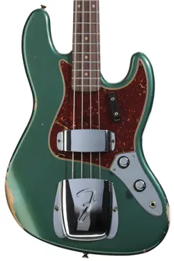 FENDER CUSTOM SHOP 1962 JAZZ BASS RELIC - AGED SHERWOOD GREEN METALLIC