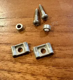 AGED VINTAGE STRING TREE GUIDES FOR FENDER STRATOCASTER RELIC