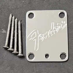 1992 FENDER STRAT PLUS / USA STRATOCASTER NECK PLATE TRANSITION LOGO 90'S GUITAR