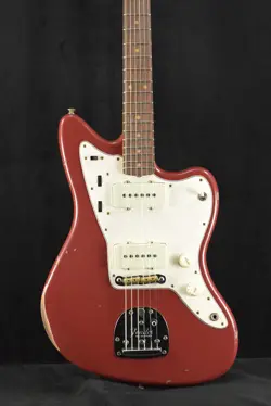 FENDER CUSTOM SHOP 1963 JAZZMASTER RELIC - AGED CIMARRON RED