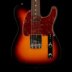 FENDER CUSTOM SHOP LIMITED EDITION 1963 TELECASTER JOURNEYMAN RELIC AGED 3-TONE