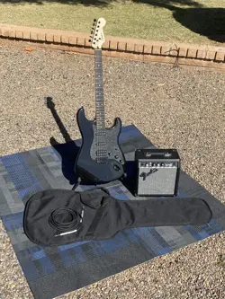 2021 FENDER SPECIAL RUN BULLET STRAT HT HSS W/FENDER AMPLIFIER, CORD AND GIG BAG