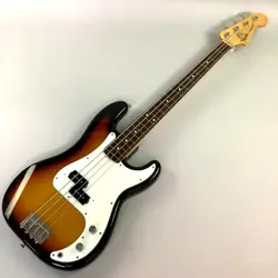 ELECTRIC BASS GUITAR FENDER JAPAN PB62-53 BASSWOOD BODY BROWN MAPLE NECK USED