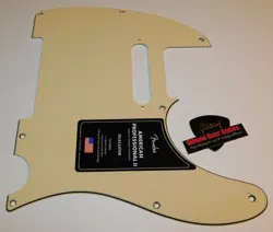 FENDER TELECASTER PICKGUARD AMERICAN PROFESSIONAL 2 CREME GUITAR PARTS PRO TELE