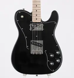FENDER MIJ TRADITIONAL II 70S TELECASTER CUSTOM BLACK USED 2023 ASH W/SOFT CASE