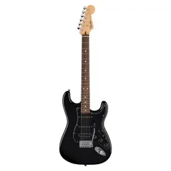 FENDER STANDARD STRATOCASTER HSS 6 STRING RIGHT HANDED BLACK ELECTRIC GUITAR