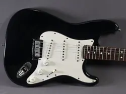 1990 FENDER STRATOCASTER STANDARD BLACK