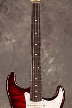 FENDER ISHIBASHI FSR MADE IN JAPAN HYBRID II STRATOCASTER ROSEWOOD TRANSPARENT R