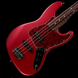 FENDER / FSR COLLECTION HYBRID II JAZZ BASS SATIN CANDY APPLE RED WITH MATCHING