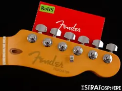 FENDER AMERICAN ULTRA II TELECASTER TELE NECK + LOCKING TUNERS USA 