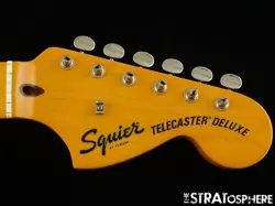 FENDER SQUIER CLASSIC VIBE 70S DELUXE TELECASTER NECK & TUNERS TELE MAPLE