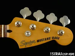 FENDER SQUIER CLASSIC VIBE 60S MUSTANG BASS GUITAR NECK & TUNERS GUITAR LAUREL