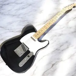SQUIER BY FENDER TELECASTER BLACK MAPLE FRETBOARD USED EXCELLENT CONDITION