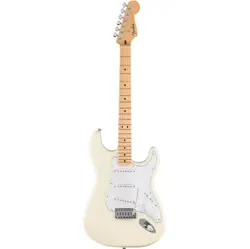 FENDER STANDARD STRATOCASTER®, MAPLE FINGERBOARD, WHITE PICKGUARD, OLYMPIC WHITE