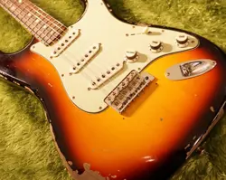 FENDER CUSTOM SHOP USED MICHAEL LANDAU 1968 STRATOCASTER RRLIC 3TONE SUNBURST SA