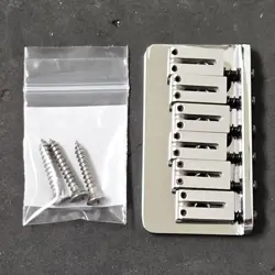 1999 FENDER USA STRAT / TELE HARDTAIL BRIDGE + BLOCK SADDLES FOR ELECTRIC GUITAR