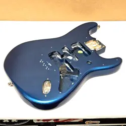 1999 FENDER USA AMERICAN STANDARD STRAT HARDTAIL BODY AQUA MARINE METALLIC BLUE