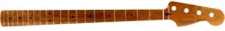 FENDER ROASTED MAPLE STANDARD SERIES REPLACEMENT P BASS NECK - MAPLE FINGERBOARD
