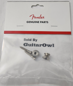 FENDER GUITAR BASS VINTAGE STYLE STRAP BUTTONS NICKEL 0994915000 MADE IN THE USA