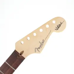 FENDER AMERICAN JEFF BECK STRATOCASTER NECK ROSEWOOD FRETBOARD MISSING NUT