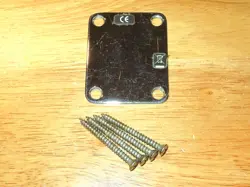 FENDER 2006 USA CHROME AMERICAN HIGHWAY 1 STRATOCASTER TELECASTER NECK PLATE ONE