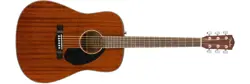 FENDER CD-60S SOLID TOP DREADNOUGHT ACOUSTIC GUITAR - ALL MAHOGANY