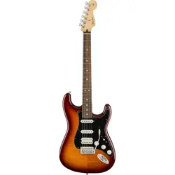 FENDER PLAYER STRATOCASTER HSS PLUS TOP ELECTRIC GUITAR, TOBACCO SUNBURST