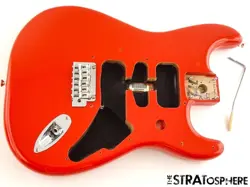FENDER PLAYER II STRATOCASTER BODY + HARDWARE STRAT ALDER CORAL RED