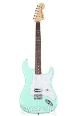 FENDER TOM DELONGE STRATOCASTER ELECTRIC GUITAR - SURF GREEN