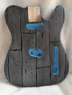 CUSTOM CARVED BARNCASTER TELECASTER GUITAR PROJECT BODY USA FENDER SPECS BODY NR