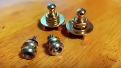 STRAP LOCKS FOR ELECTRIC GUITAR - GOLD