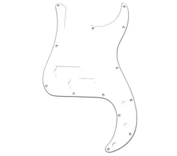 ALLPARTS 3-PLY WHITE PICKGUARD FOR STANDARD FENDER PRECISION/P BASS® PG-0750-035