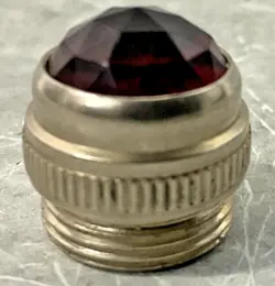 VINTAGE FENDER AMP AMPLIFIER RED LAMP JEWEL 14MM THREAD OUTSIDE DIAMETER