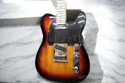 SQUIER BY FENDER TELECASTER ELECTRIC GUITAR - CASE INCLUDED, USED