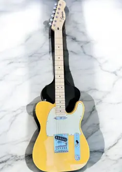 SQUIER BY FENDER SONIC TELECASTER ELECTRIC GUITAR BUTTERSCOTCH BLONDE, USED