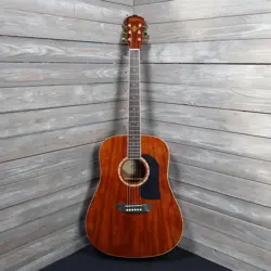 WASHBURN WD100DLMK-U DREADNAUGHT ACOUSTIC GUITAR AS IS TOP SEPARATION