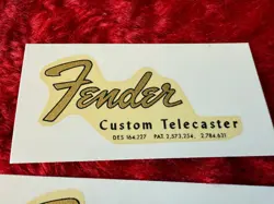WATERSLIDE DECAL TELE