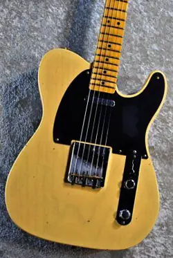 FENDER CUSTOM SHOP 1950 DOUBLE ESQUIRE JOURNEYMAN RELIC NOCASTER BLONDE R131592