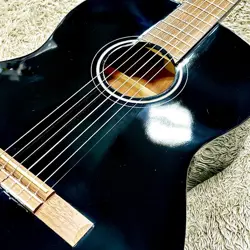 FENDER ACOUSTICS CN-60S NYLON WALNUT FINGERBOARD / BLACK STRING GUITAR