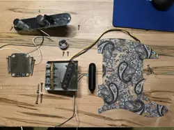 BRAD PAISLEY FENDER ESQUIRE HARDWARE 