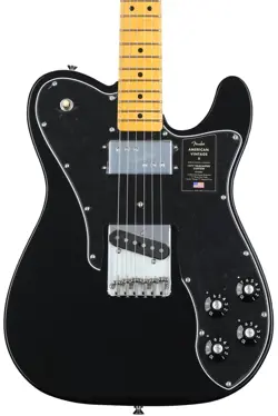 FENDER AMERICAN VINTAGE II 1977 TELECASTER CUSTOM ELECTRIC GUITAR - BLACK