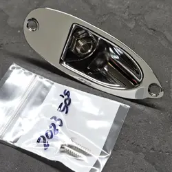 2023 FENDER 50'S STRAT CHROME OUTPUT JACK CUP ASSEMBLY REISSUE / VINTERA GUITAR